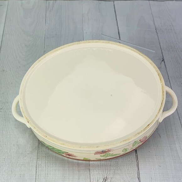 Johnson Brothers AUTUMN GROVE Blueberries Fruit Oval Covered Handle Serving Bowl - Picture 9 of 11